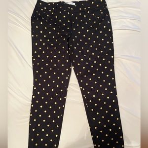 Black & Gold Polka Dot Pants